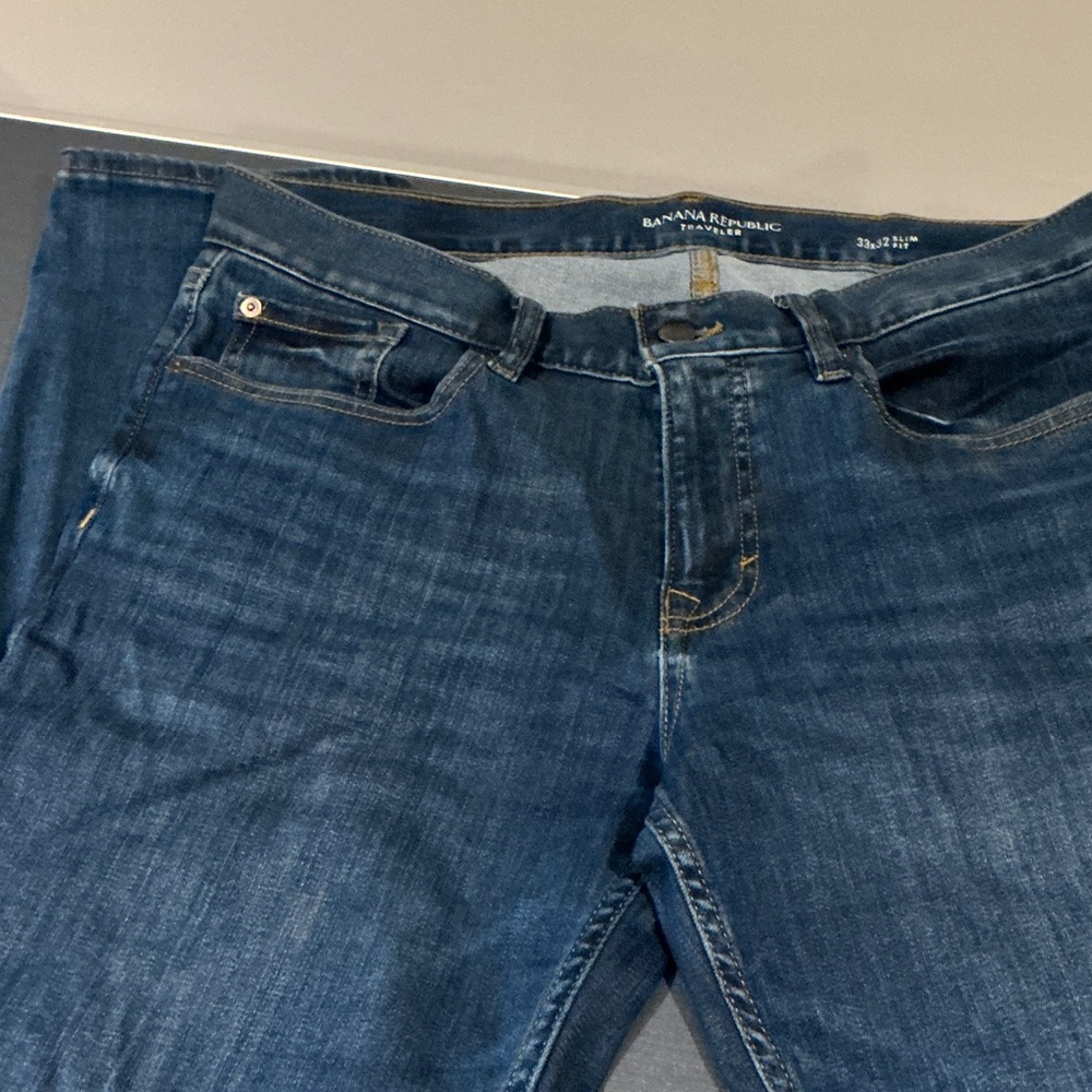 Banana Republic Men’s Dark Blue Jeans